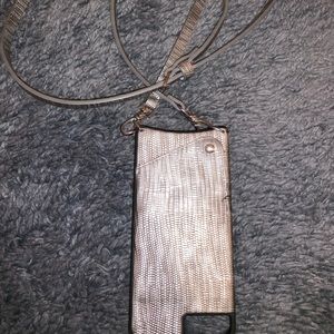 A iPhone case that can turn into a purse.